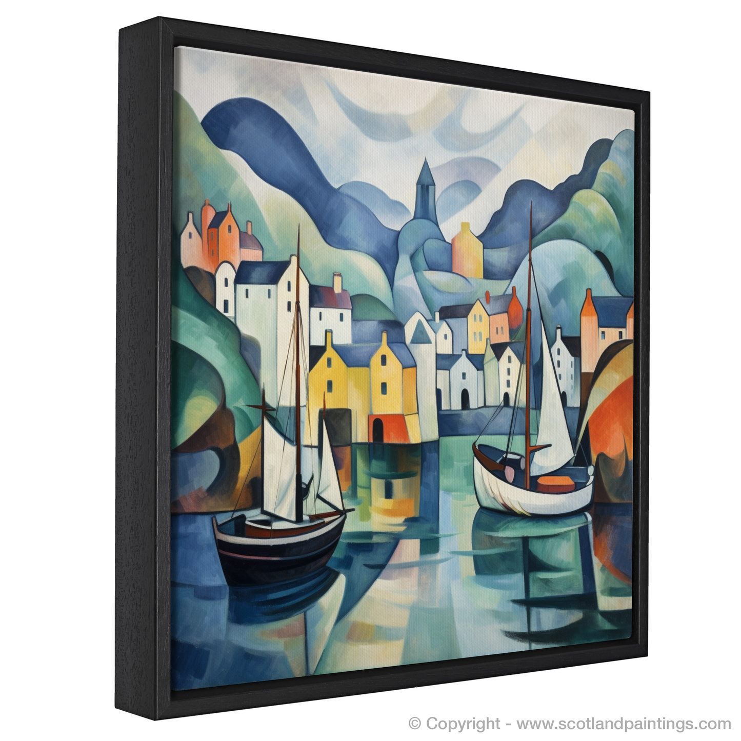 Harbour Serenity: An Abstract Ode to Portree