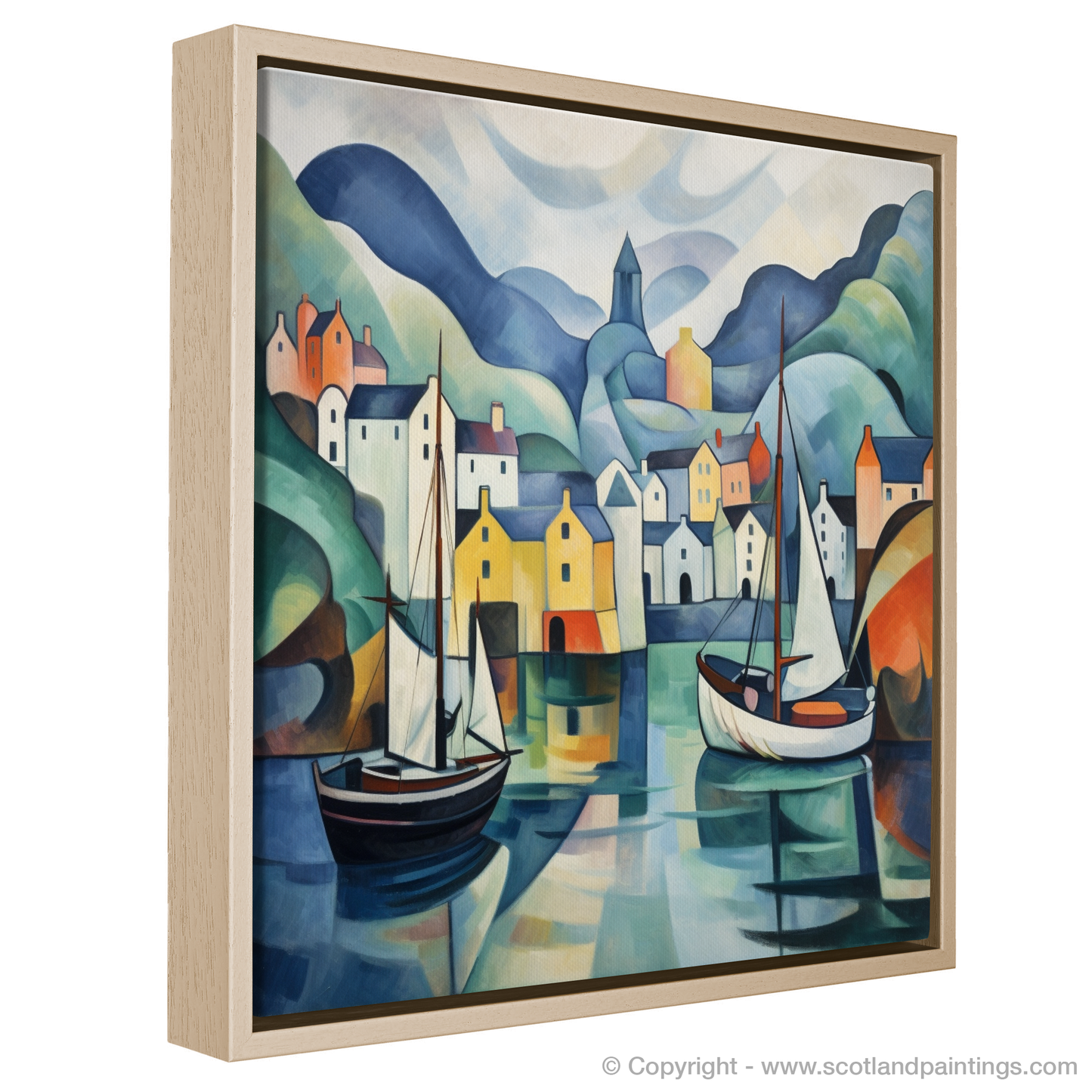 Harbour Serenity: An Abstract Ode to Portree