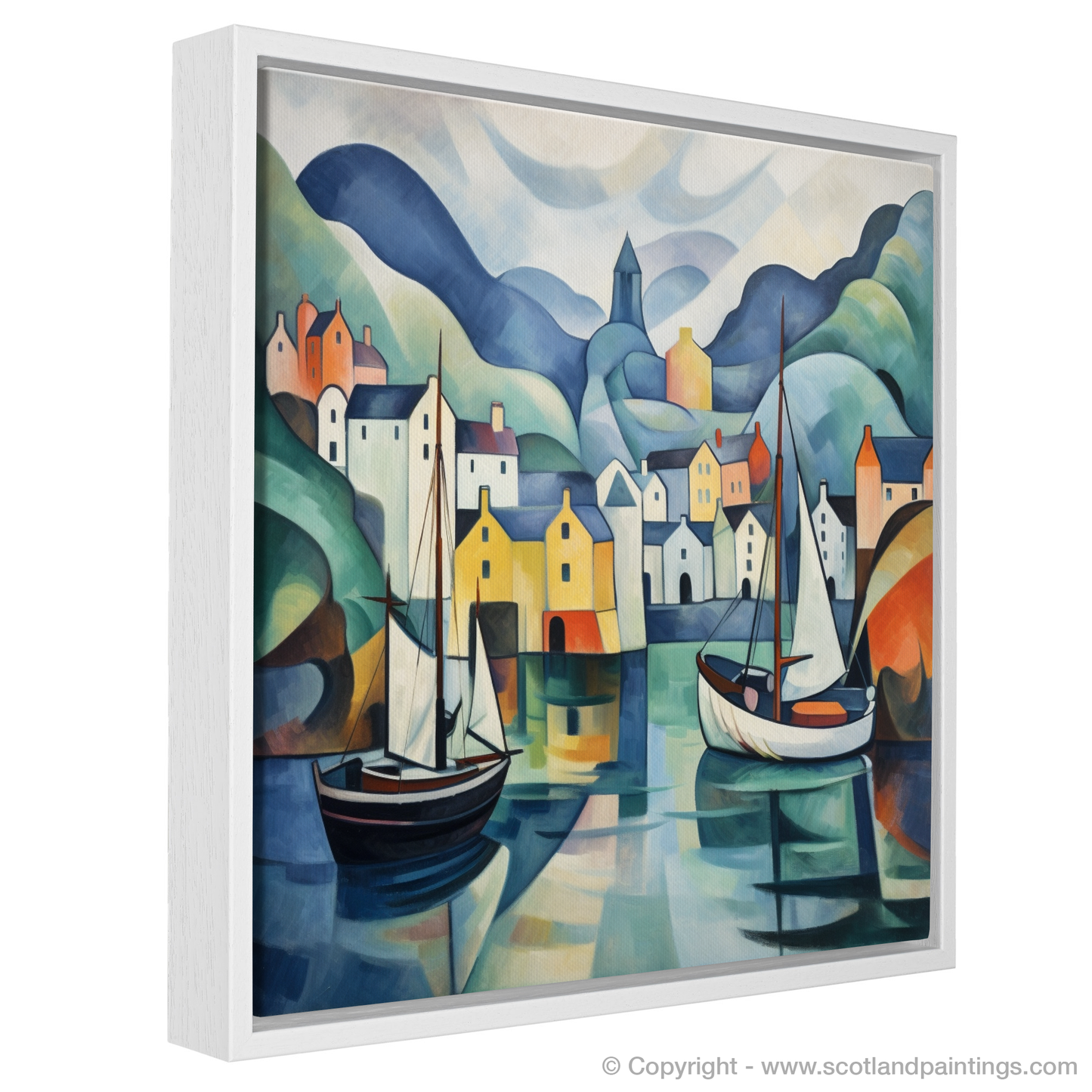 Harbour Serenity: An Abstract Ode to Portree