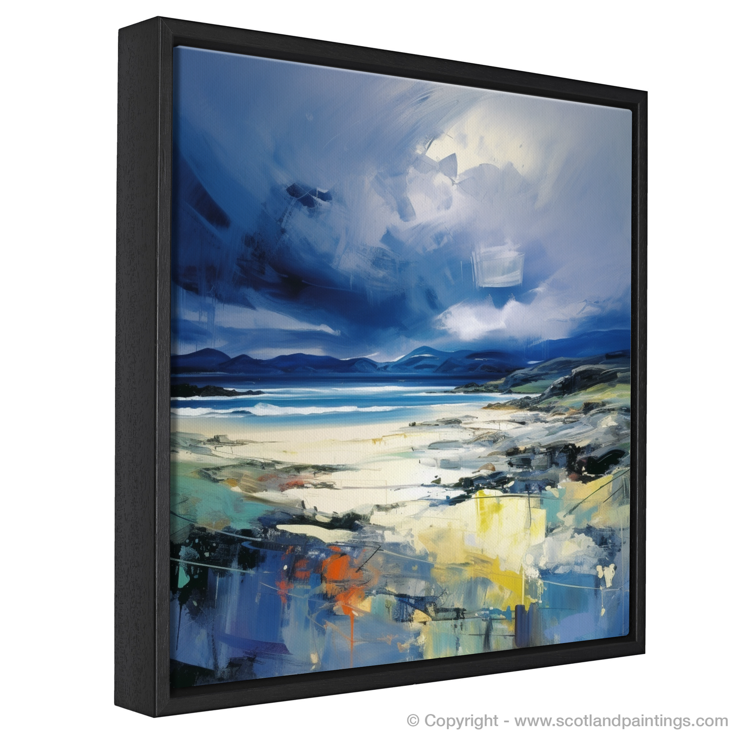 Stormswept Shores: An Abstract Ode to Camusdarach Beach