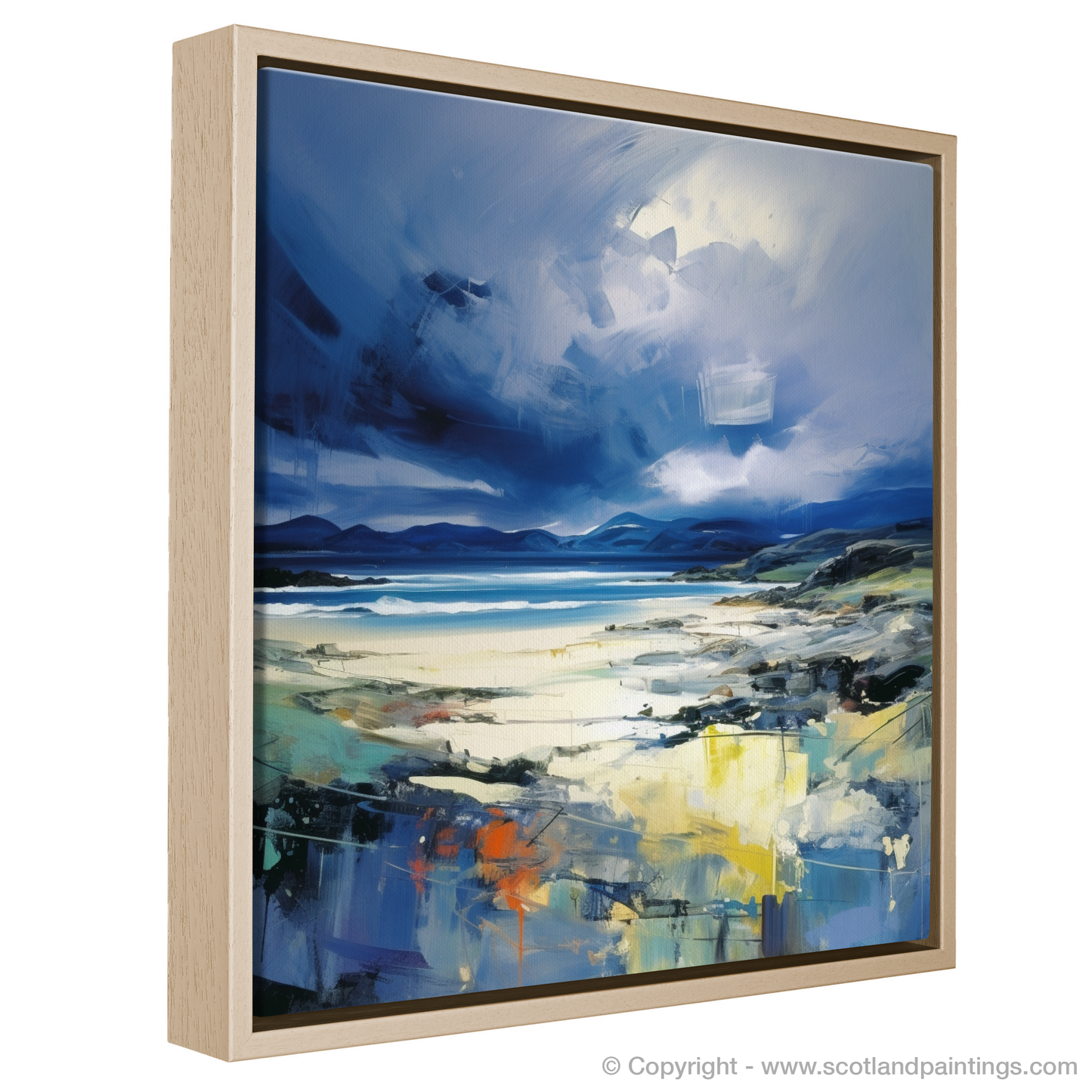 Stormswept Shores: An Abstract Ode to Camusdarach Beach