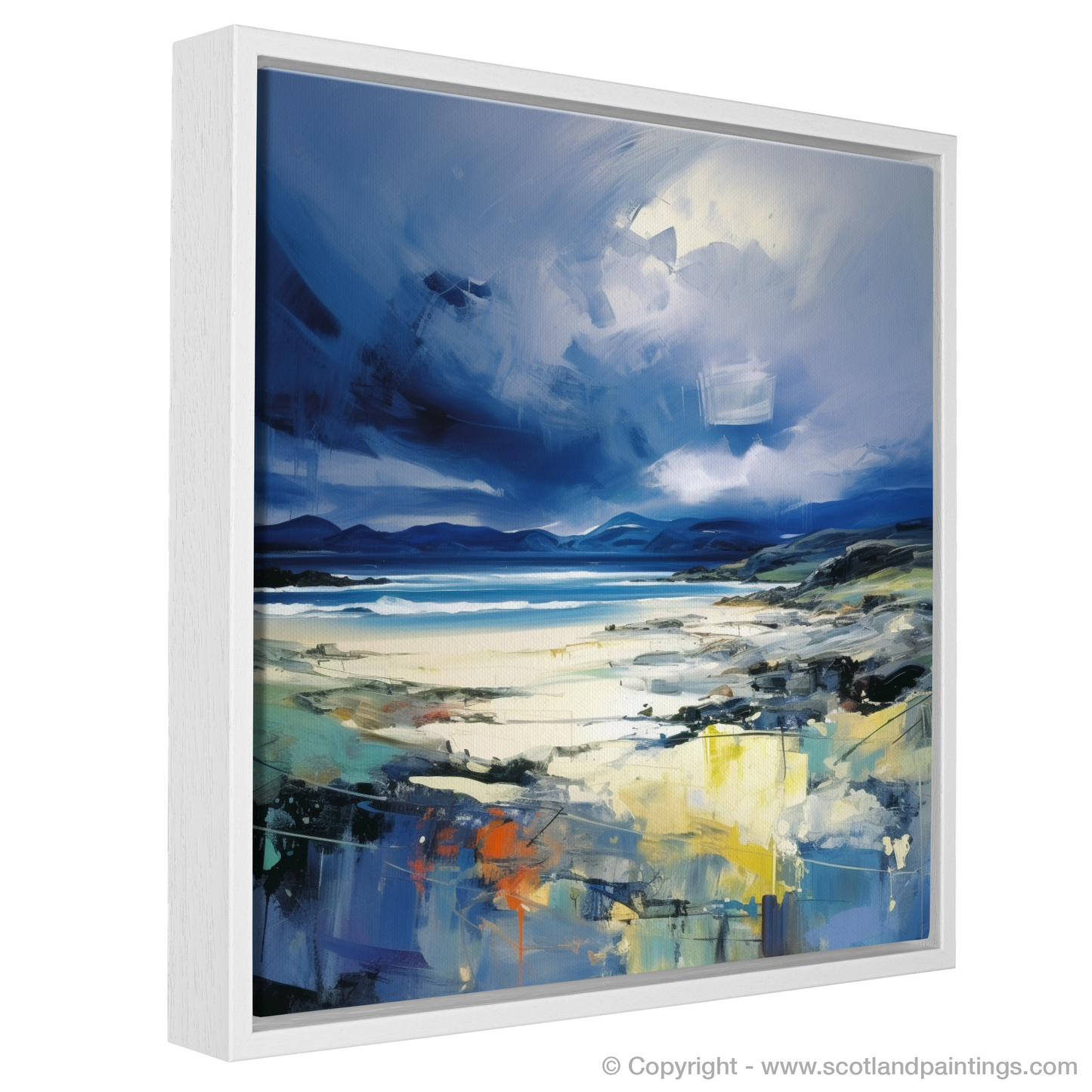 Stormswept Shores: An Abstract Ode to Camusdarach Beach