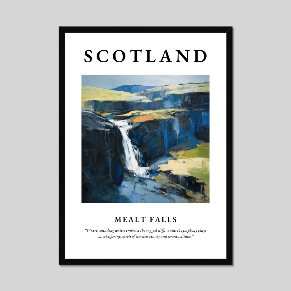 Poster of Mealt Falls, Scotland.