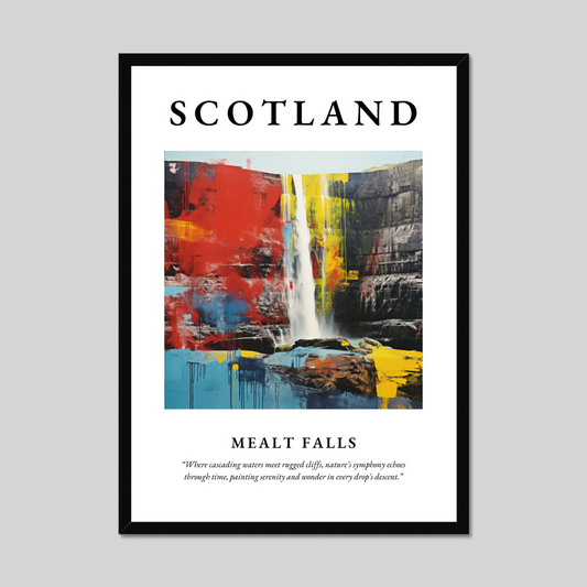 Poster of Mealt Falls, Scotland.