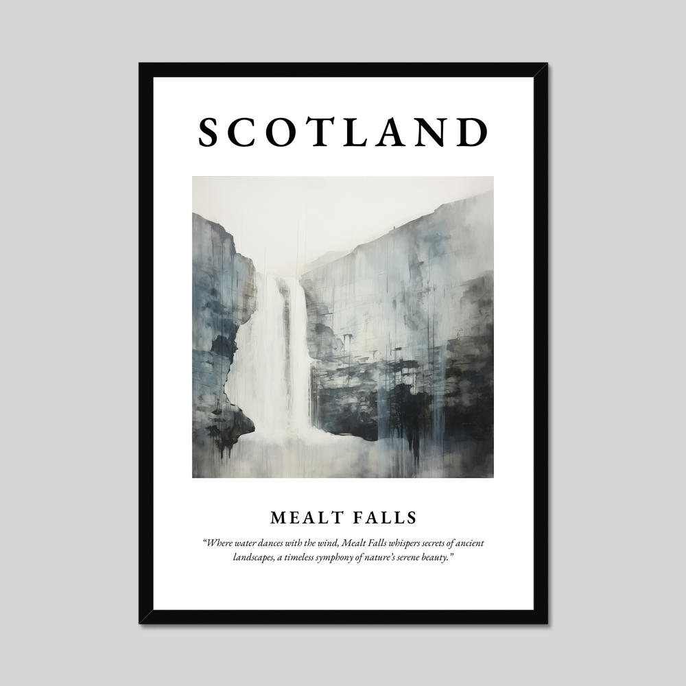 Poster of Mealt Falls, Scotland.