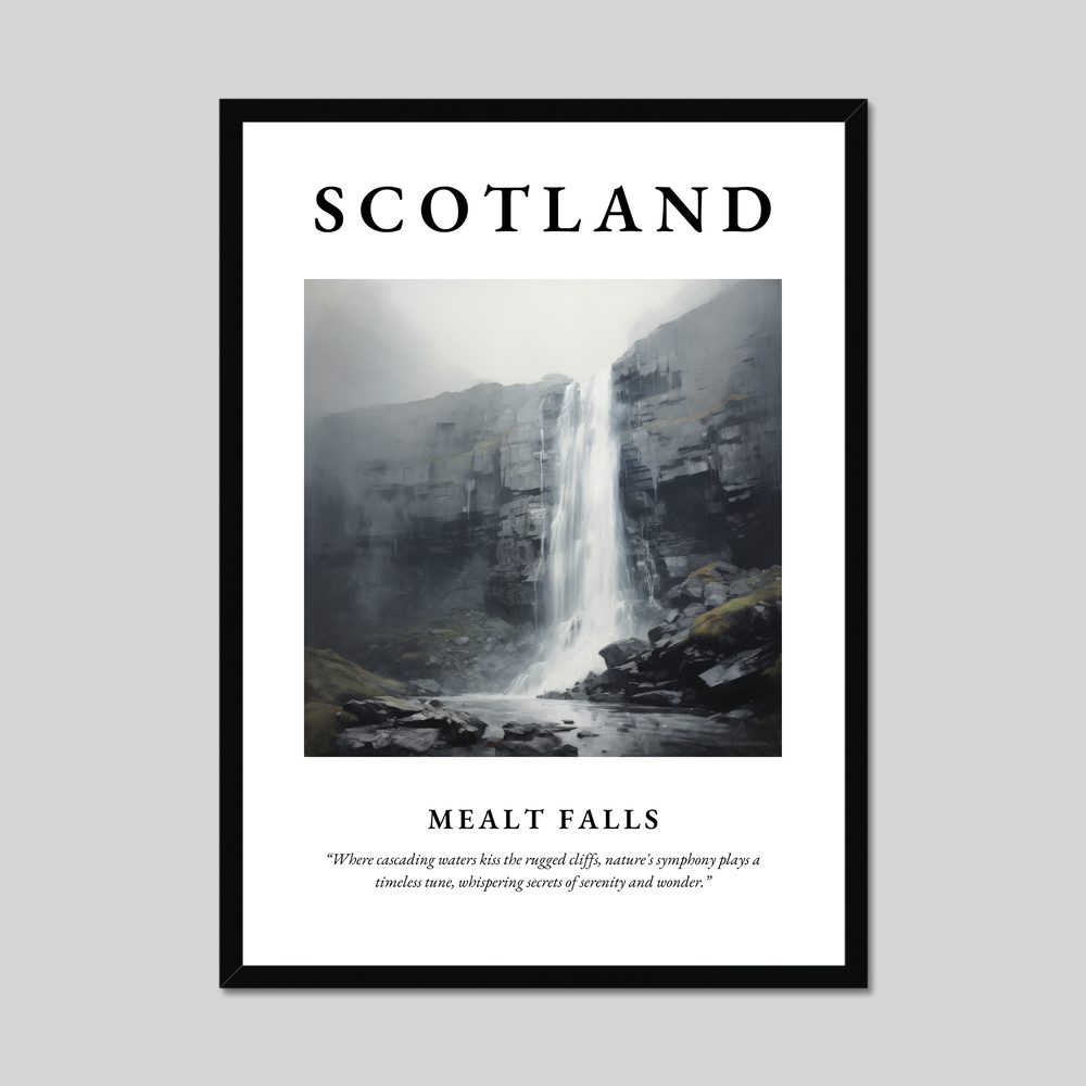 Poster of Mealt Falls, Scotland.