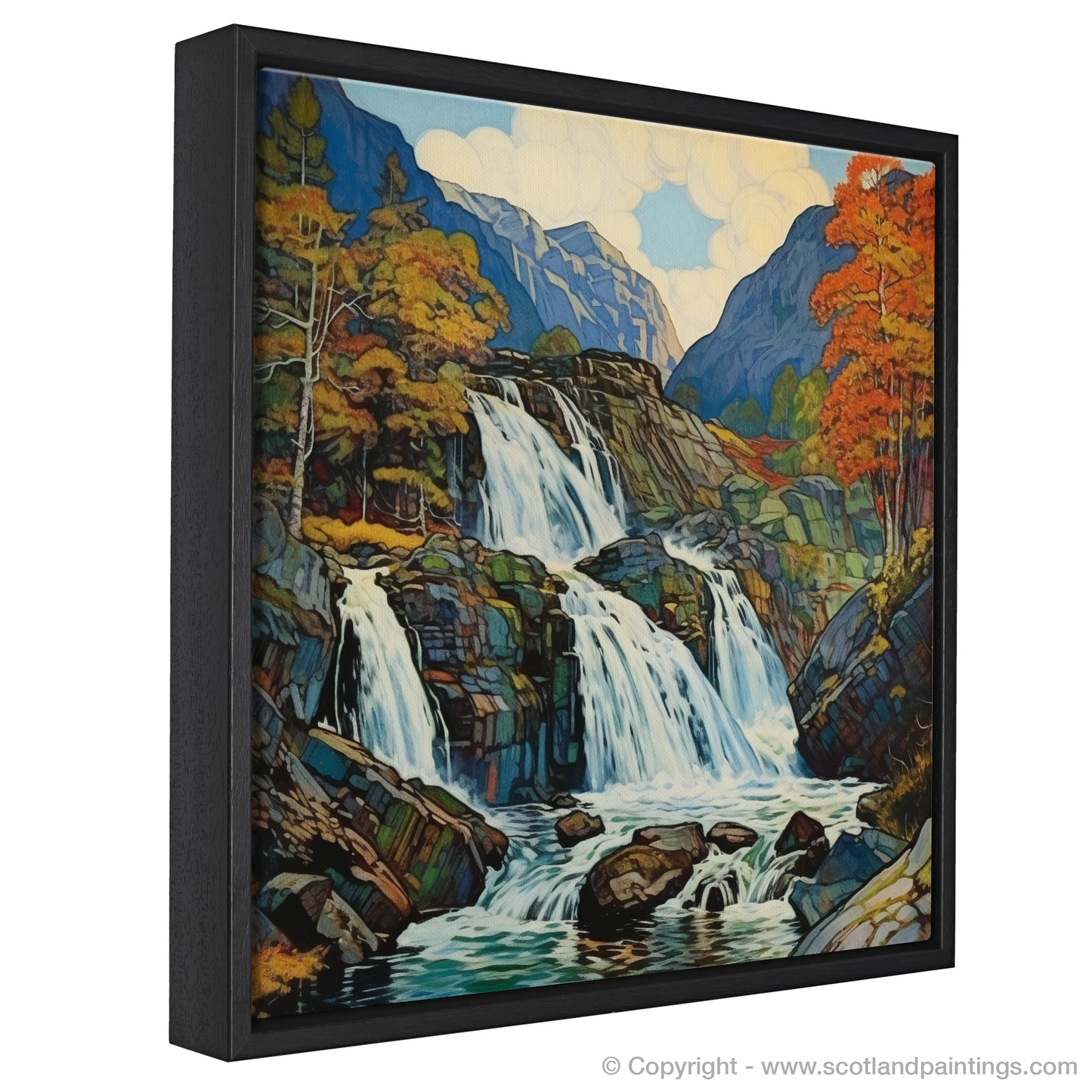 Enchanted Falls: A Naive Art Tribute to Plodda Falls, Highlands