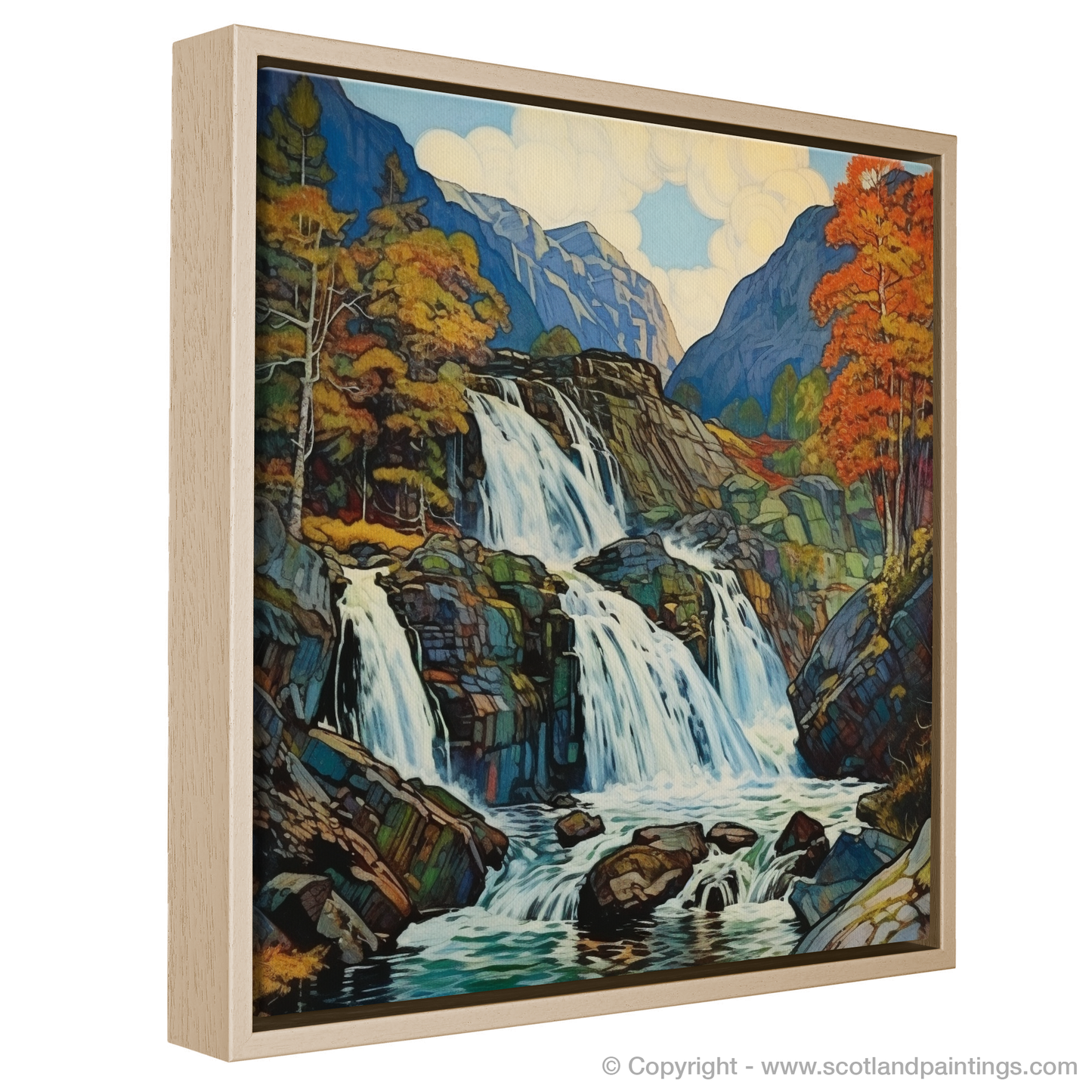 Enchanted Falls: A Naive Art Tribute to Plodda Falls, Highlands