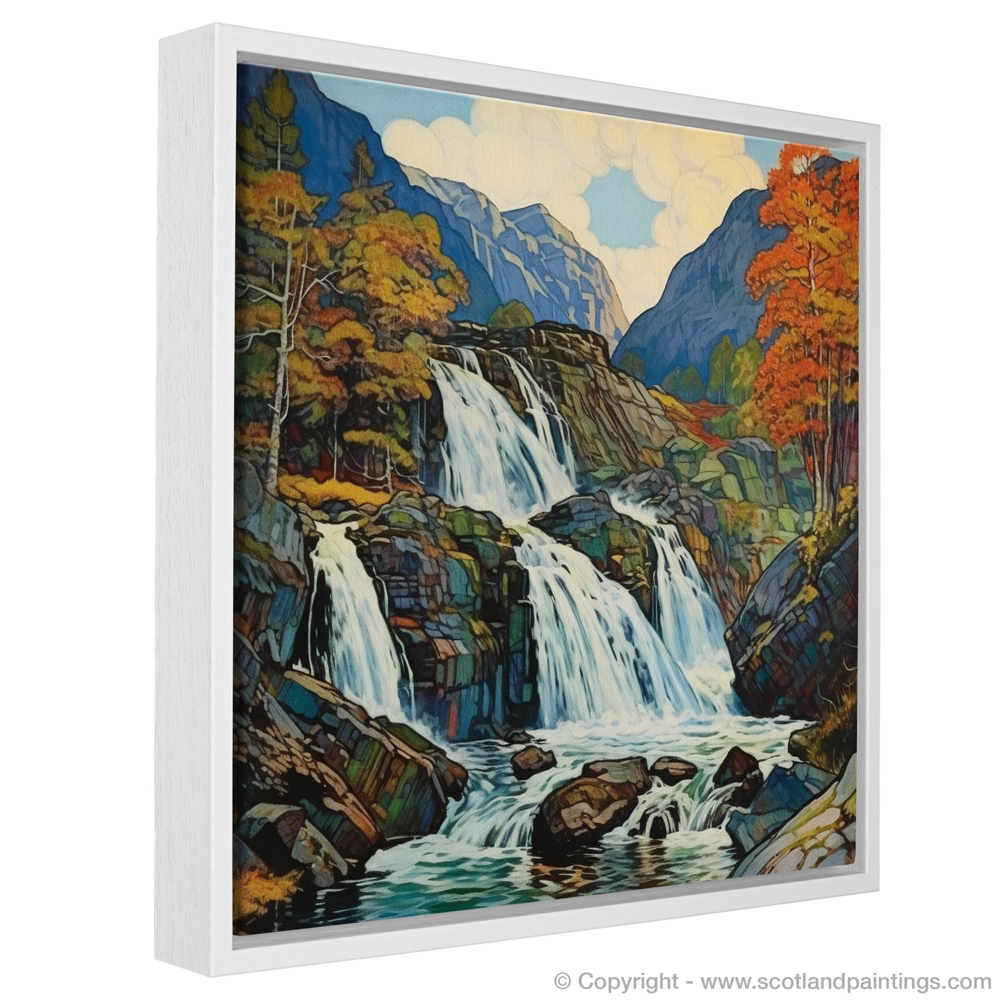 Enchanted Falls: A Naive Art Tribute to Plodda Falls, Highlands