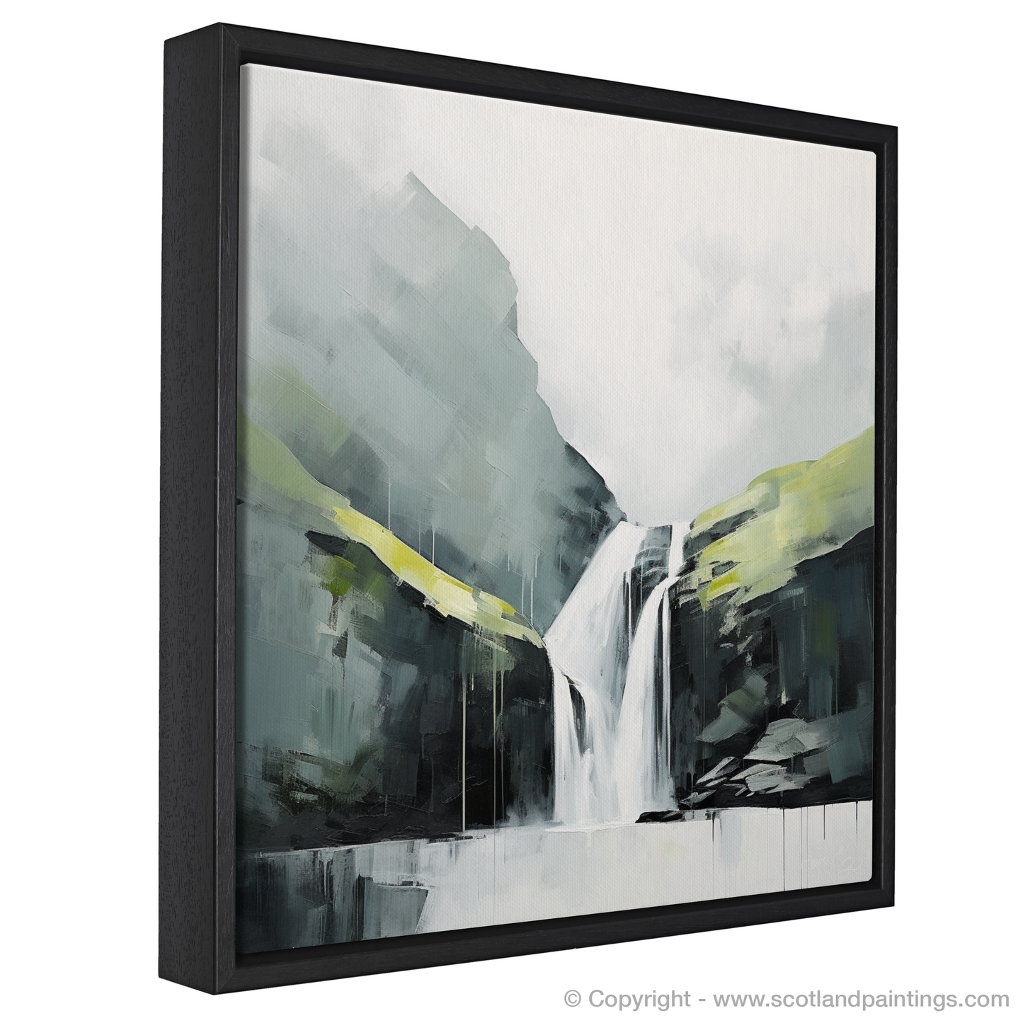 Serene Cascade: Steall Falls Refined