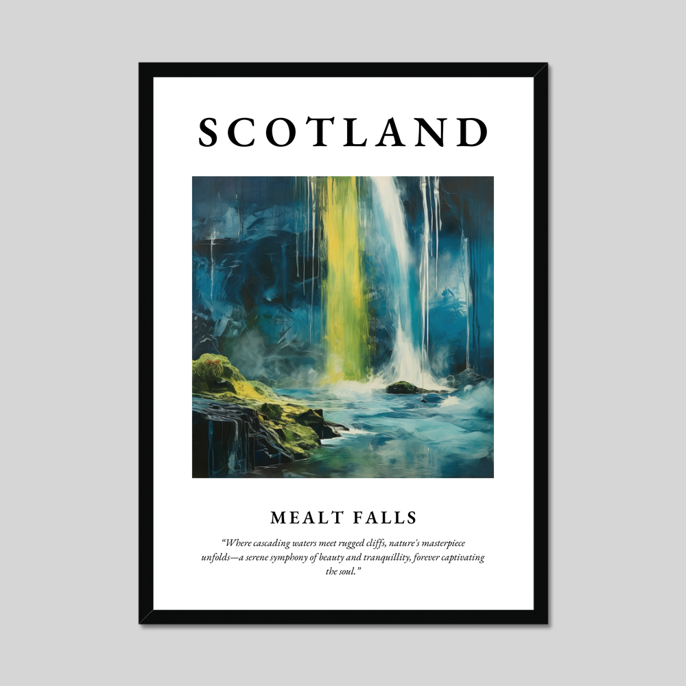 Poster of Mealt Falls, Scotland.