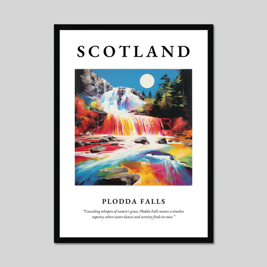 Poster of Plodda Falls, Scotland.