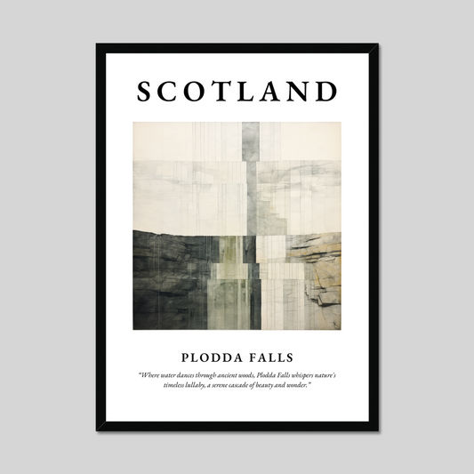 Poster of Plodda Falls, Scotland.