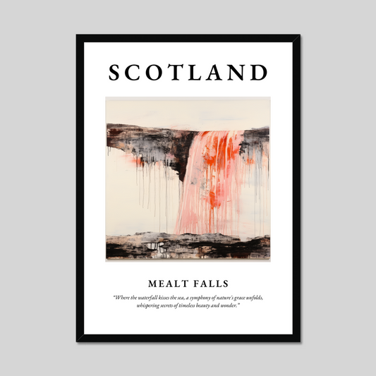 Poster of Mealt Falls, Scotland.