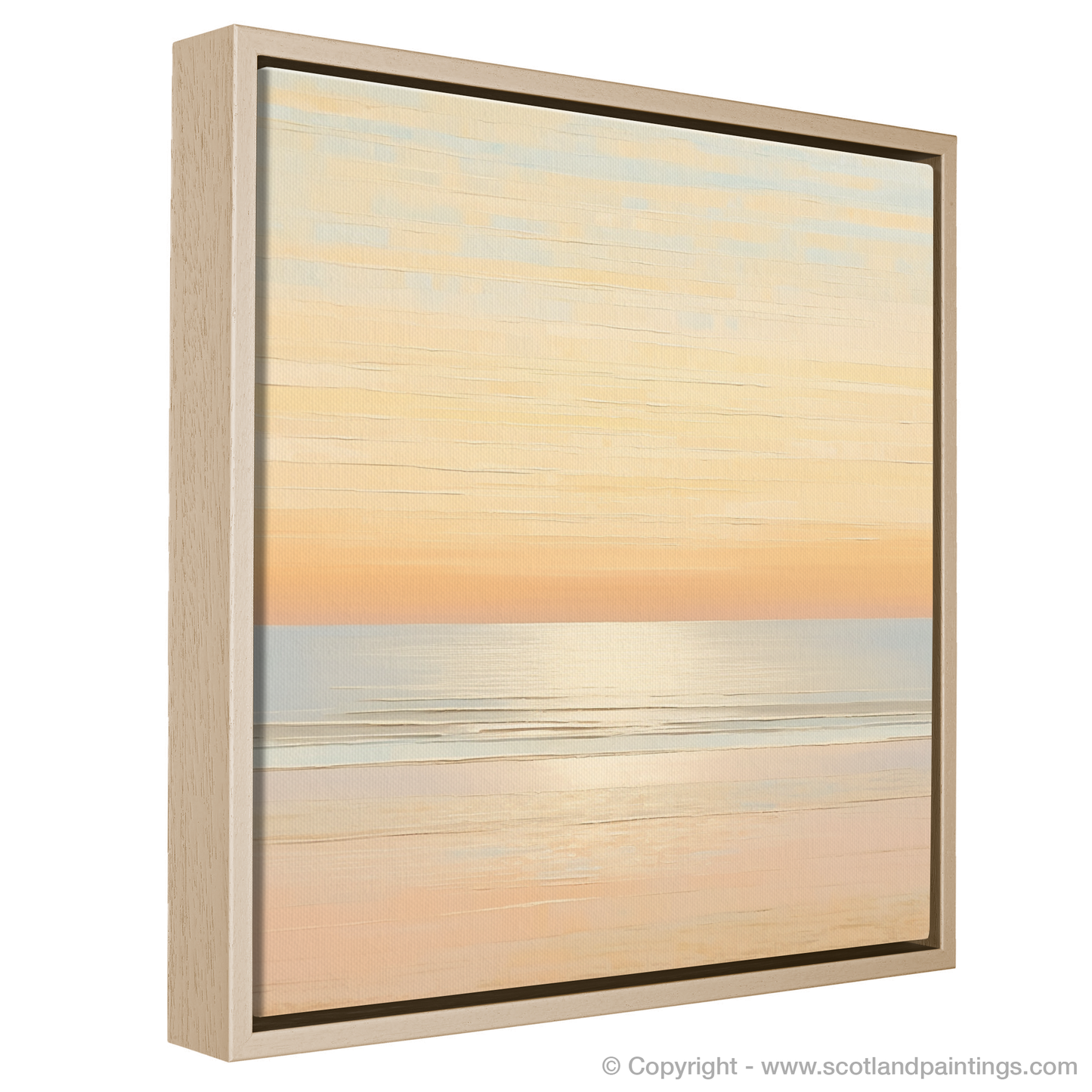 Golden Serenity: Nairn Beach at Dusk