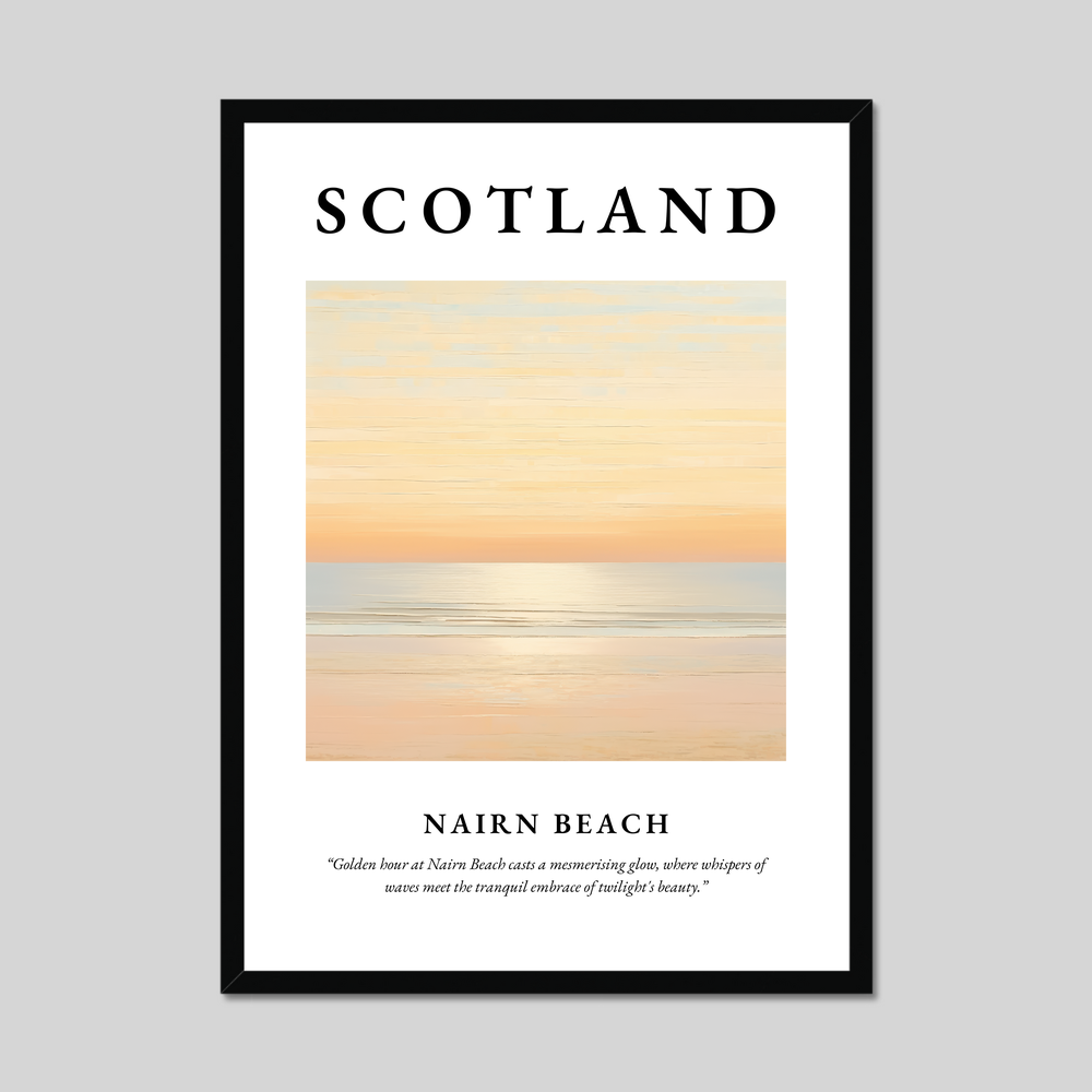 Poster of Nairn Beach, Scotland.