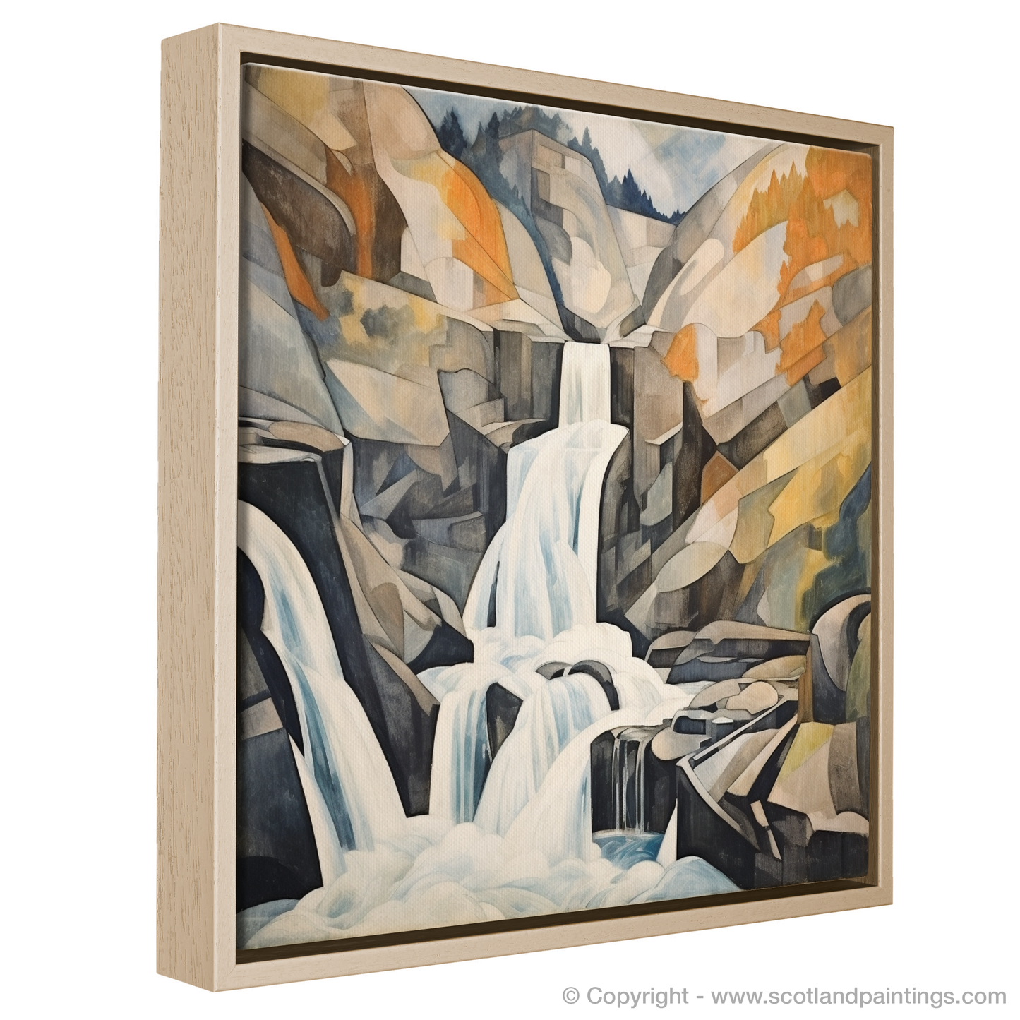 Cubist Cascade of Steall Falls