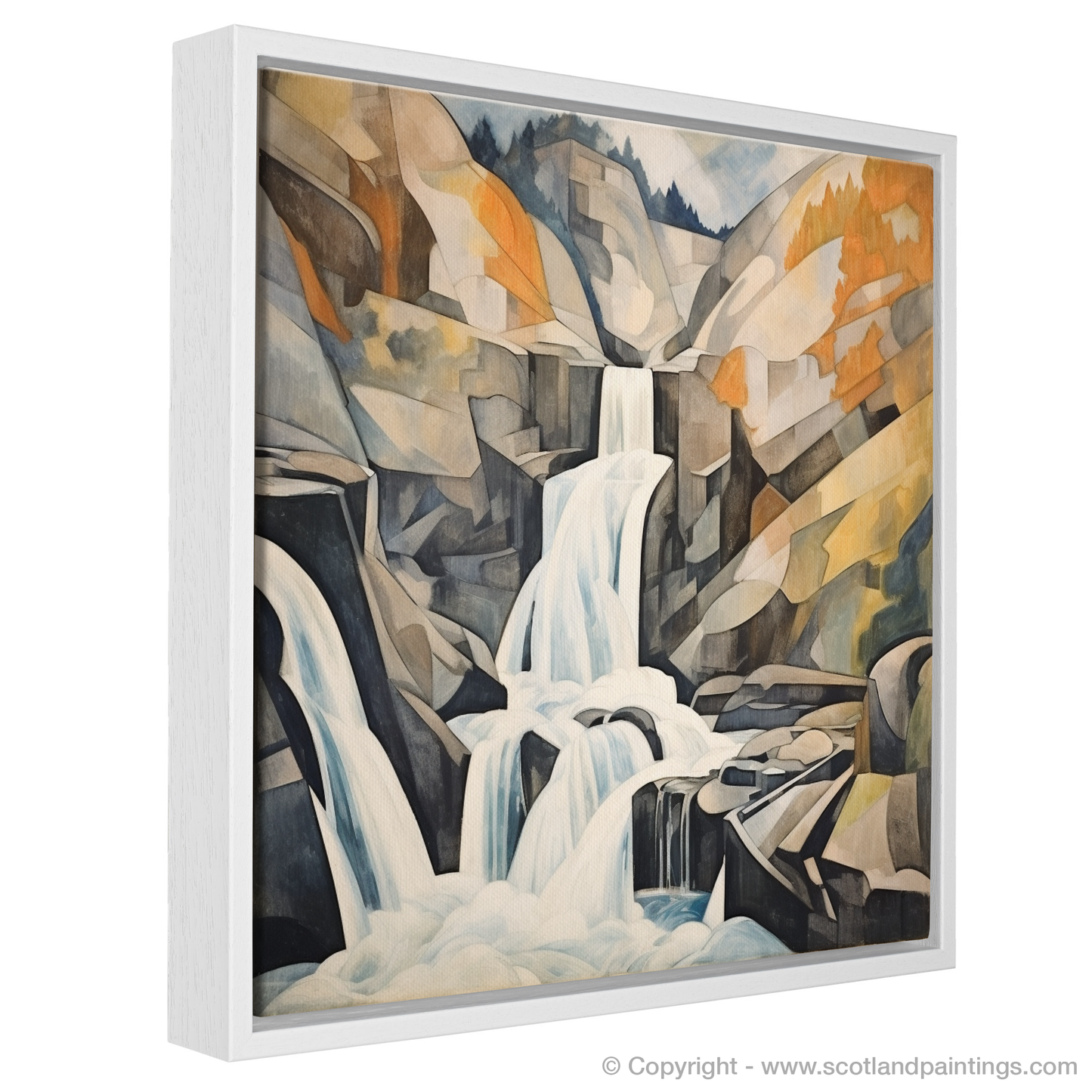 Cubist Cascade of Steall Falls