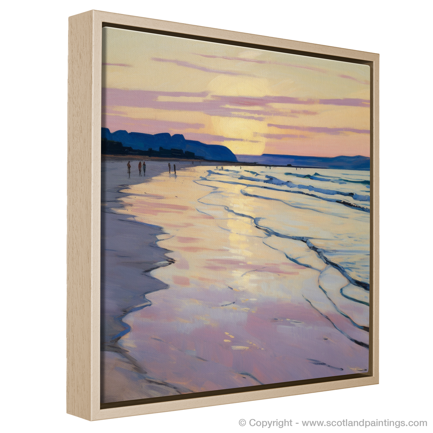 Dusk at Nairn Beach: A Fauvist Inspiration