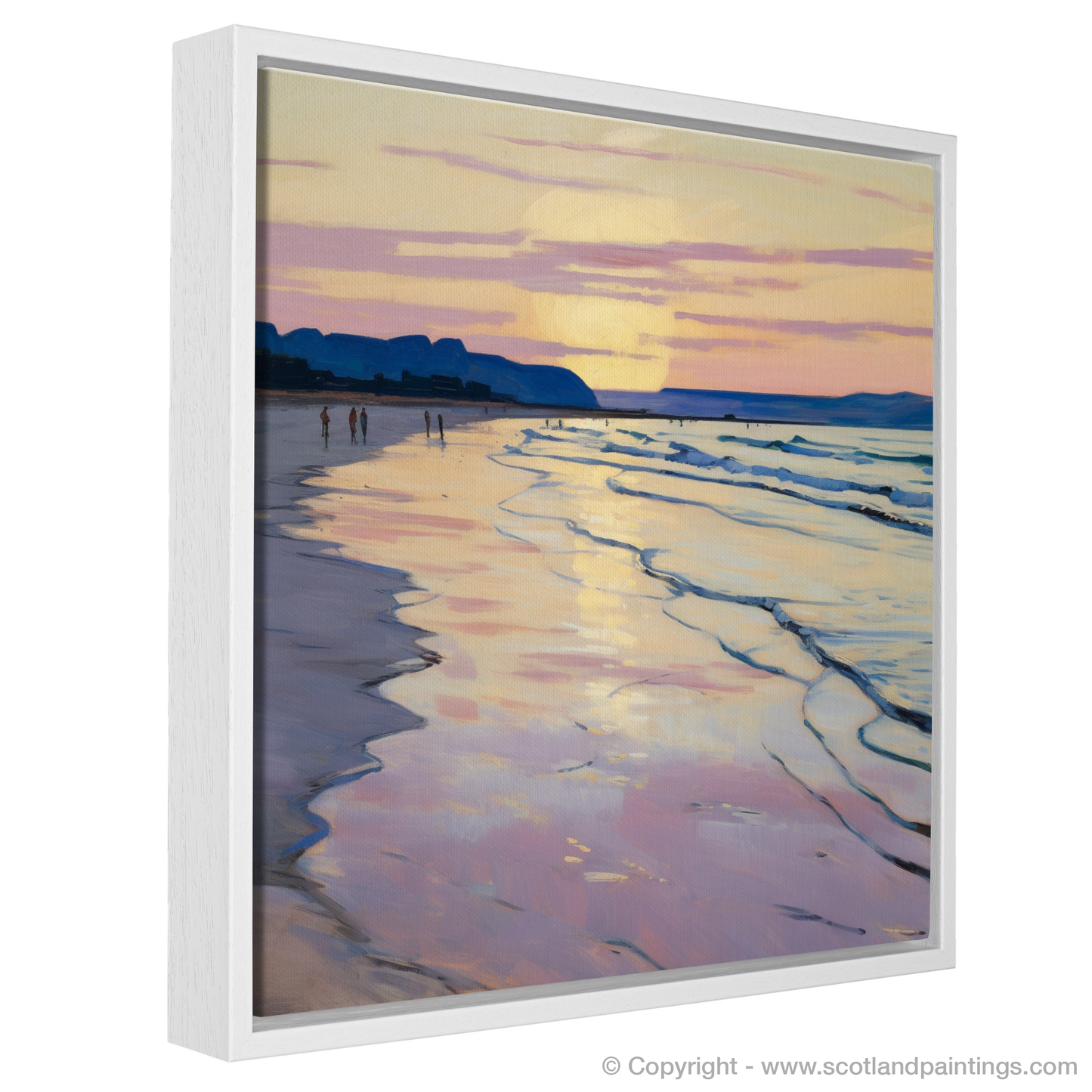 Dusk at Nairn Beach: A Fauvist Inspiration