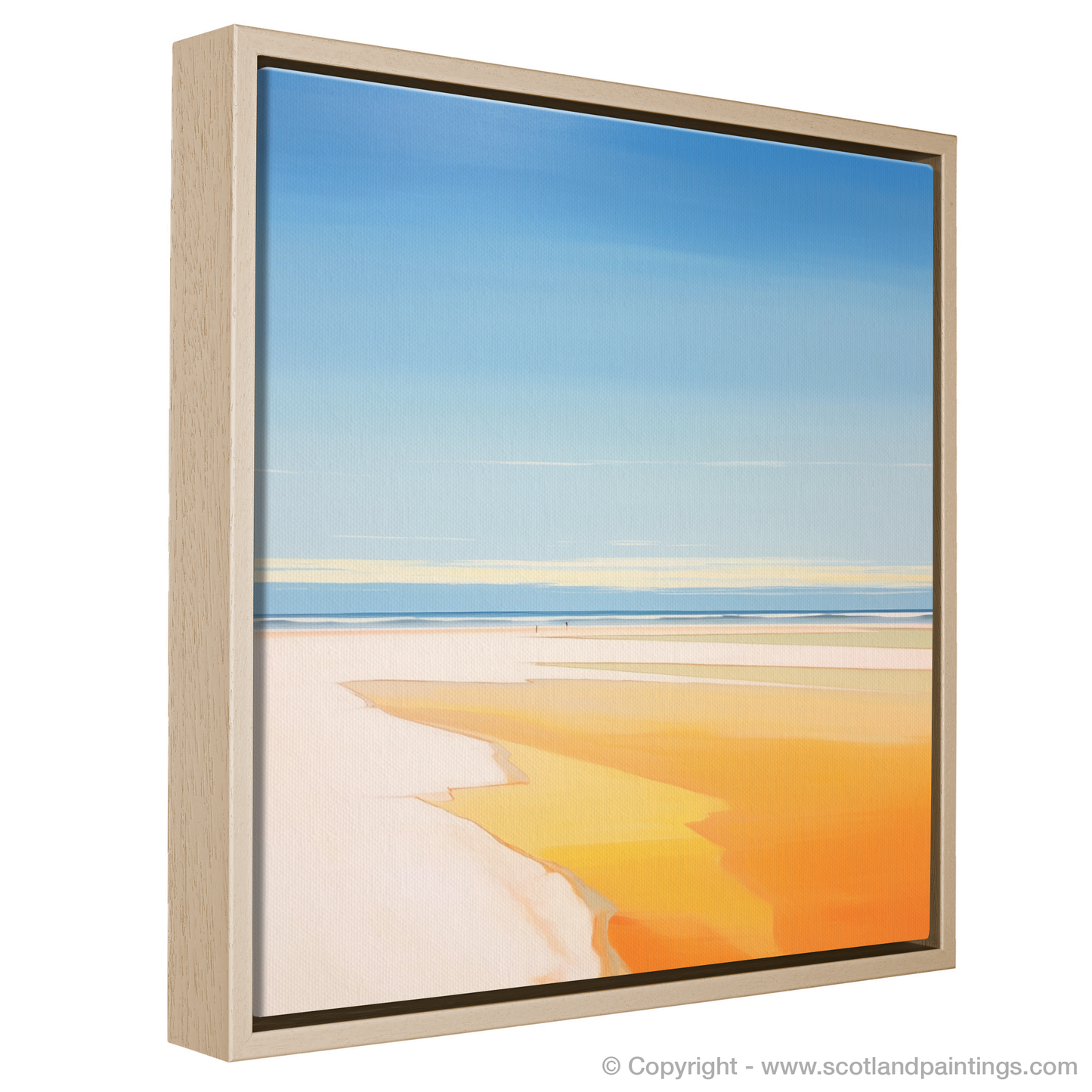 Golden Serenity: A Tribute to Nairn Beach at Dusk