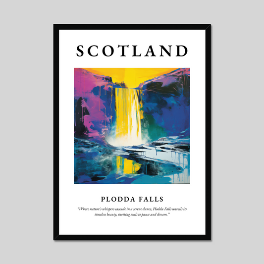 Poster of Plodda Falls, Scotland.