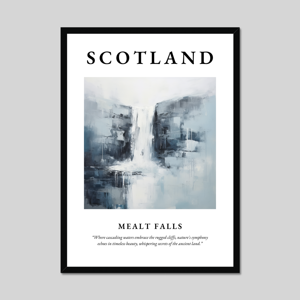 Poster of Mealt Falls, Scotland.