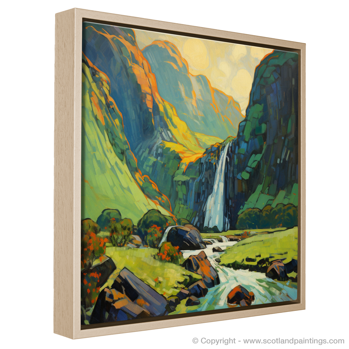 Fauvist Fury at Steall Falls