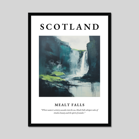 Poster of Mealt Falls, Scotland.