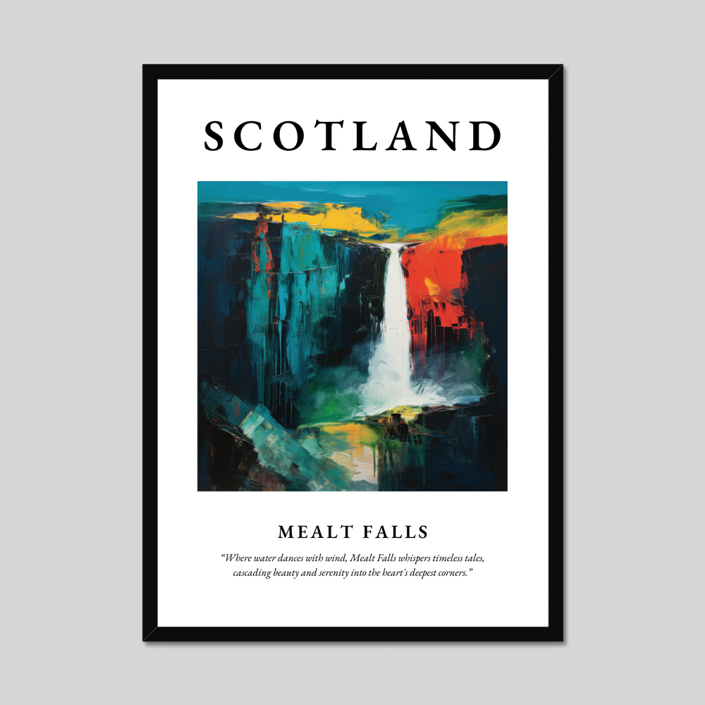 Poster of Mealt Falls, Scotland.