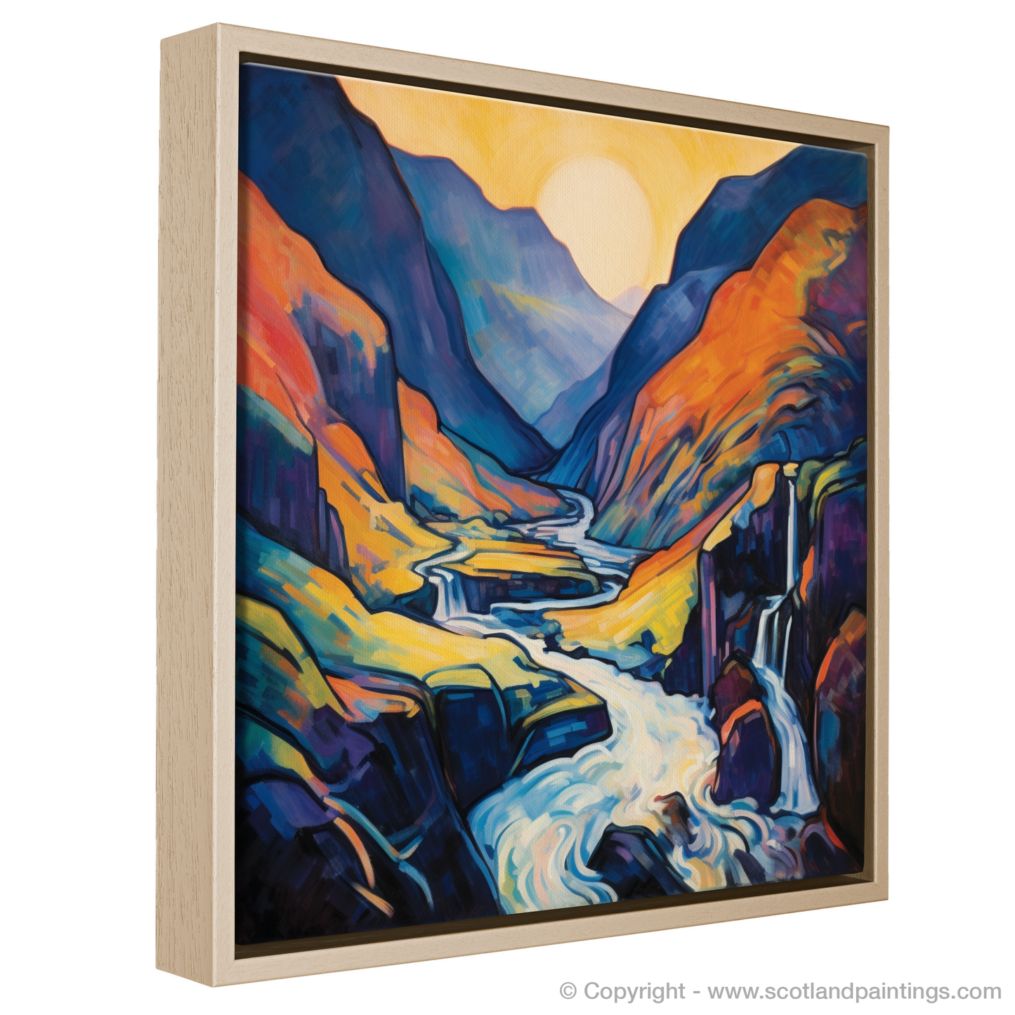 Fauvist Fury of Steall Falls