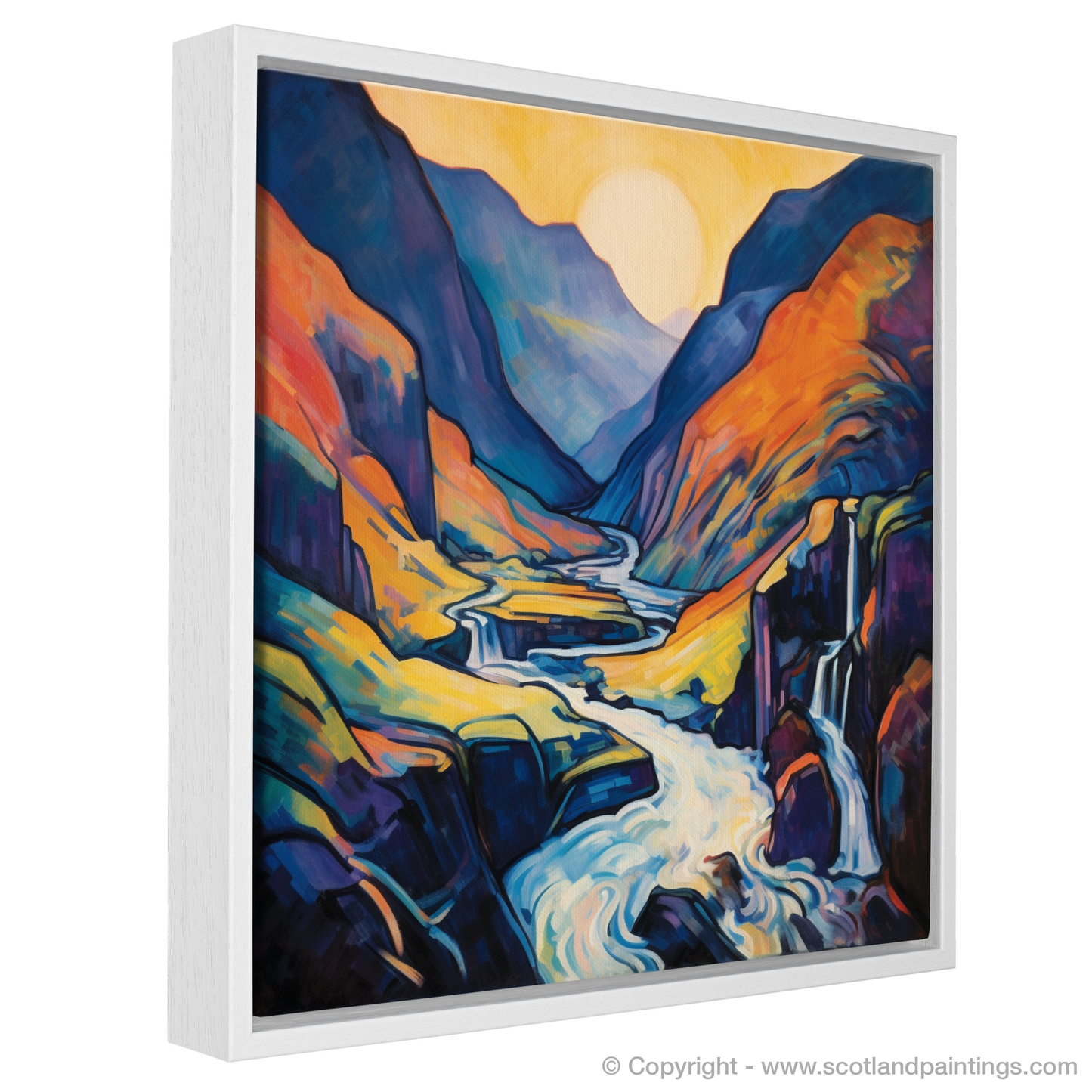 Fauvist Fury of Steall Falls