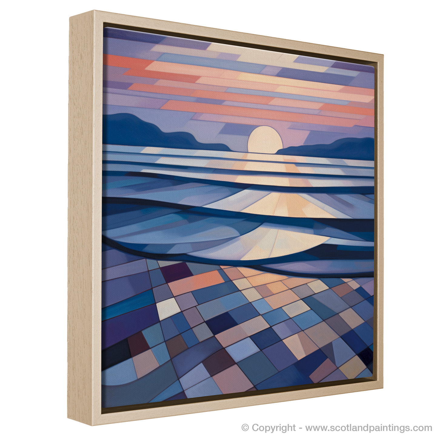 Cubist Dusk at Nairn Beach