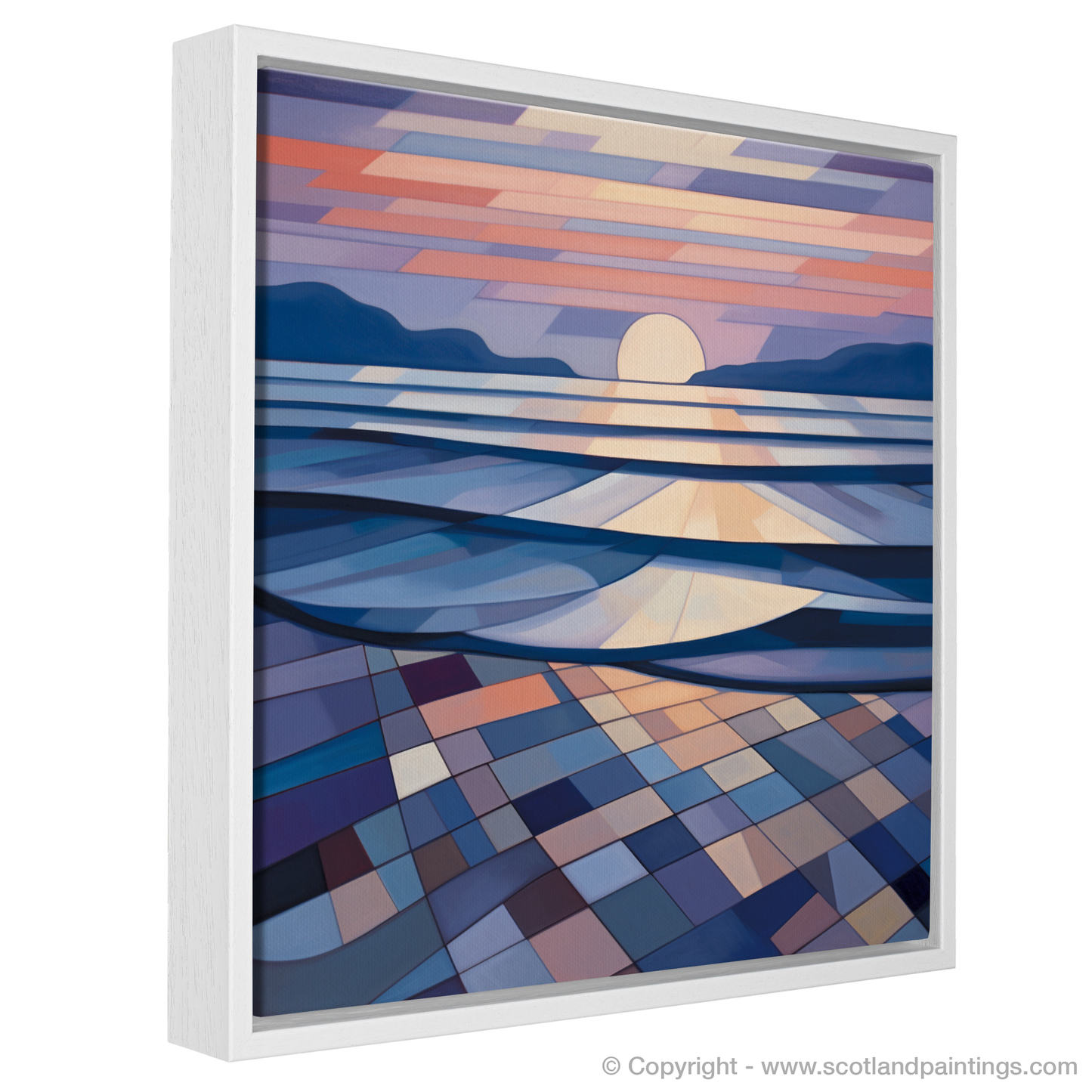 Cubist Dusk at Nairn Beach