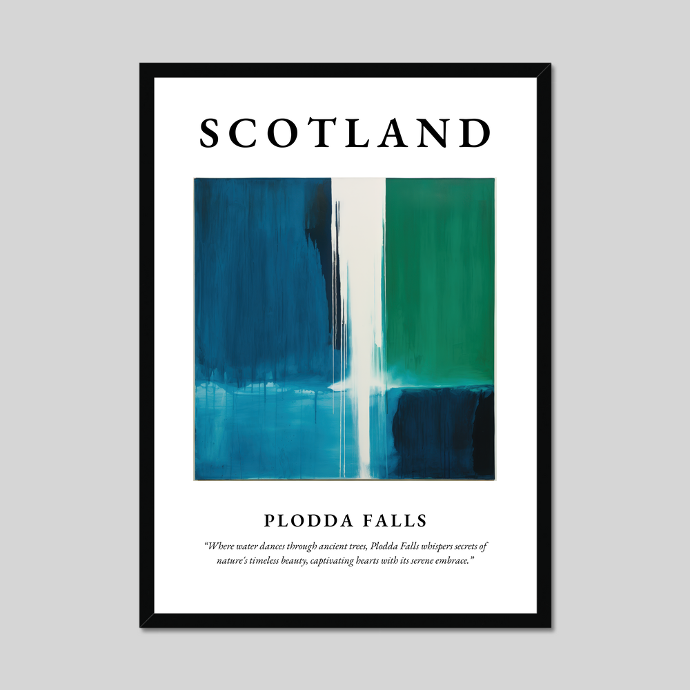 Poster of Plodda Falls, Scotland.