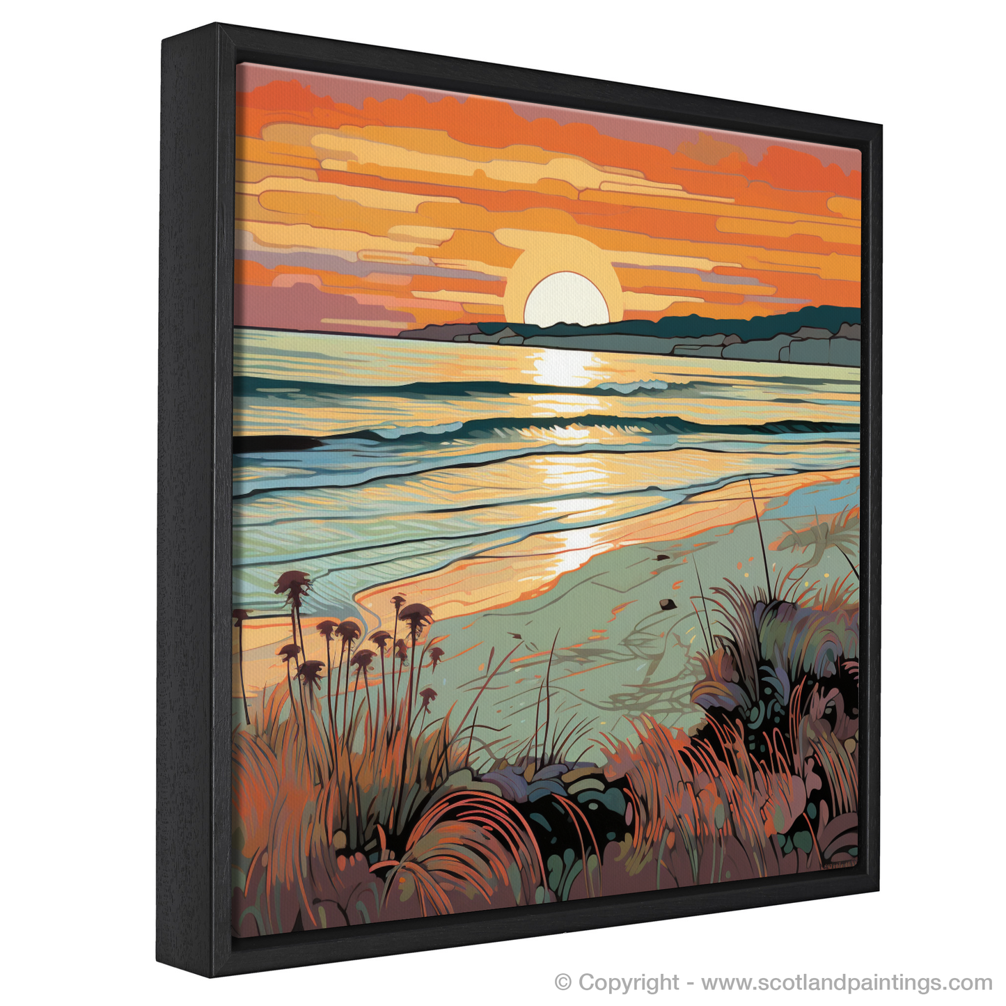 Sunset Serenade at Nairn Beach