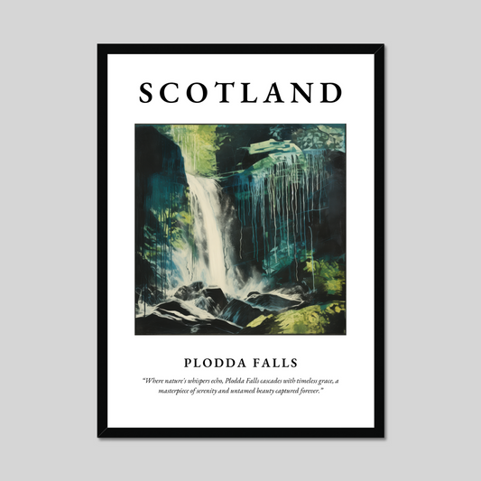 Poster of Plodda Falls, Scotland.