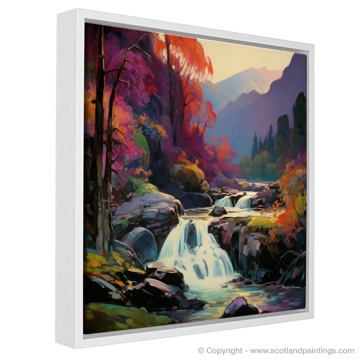 Fauvist Flames of Plodda Falls