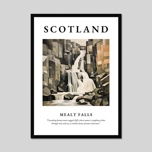 Poster of Mealt Falls, Scotland.