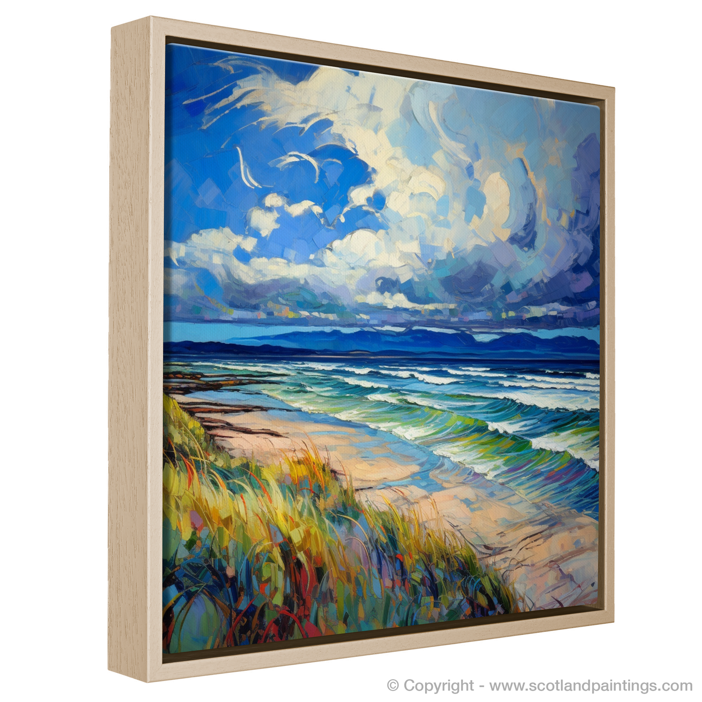 Storm Kissed Sands: A Fauvist Ode to Nairn Beach