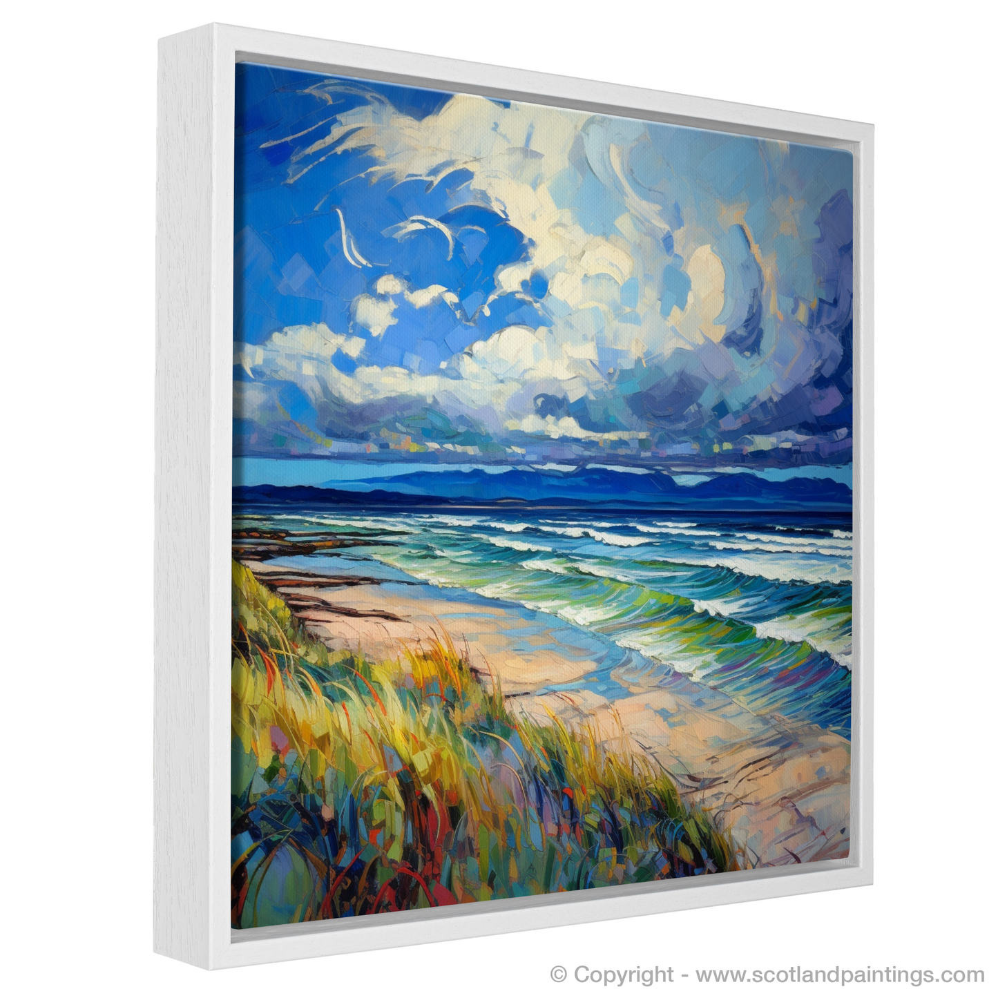 Storm Kissed Sands: A Fauvist Ode to Nairn Beach