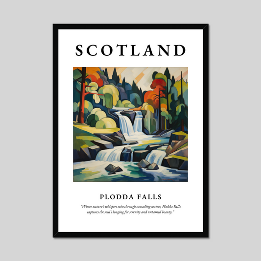 Poster of Plodda Falls, Scotland.