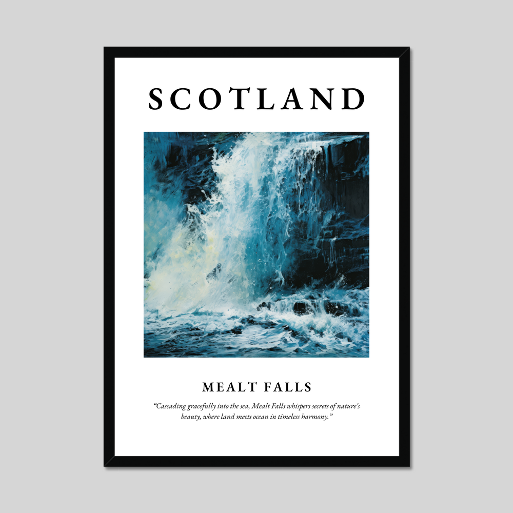 Poster of Mealt Falls, Scotland.