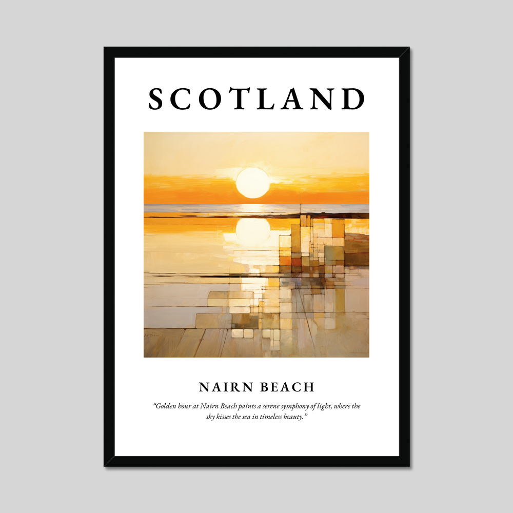 Poster of Nairn Beach, Scotland.