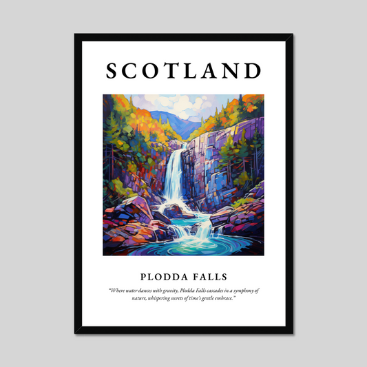 Poster of Plodda Falls, Scotland.