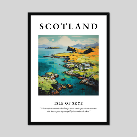 Poster of Isle of Skye, Scotland.