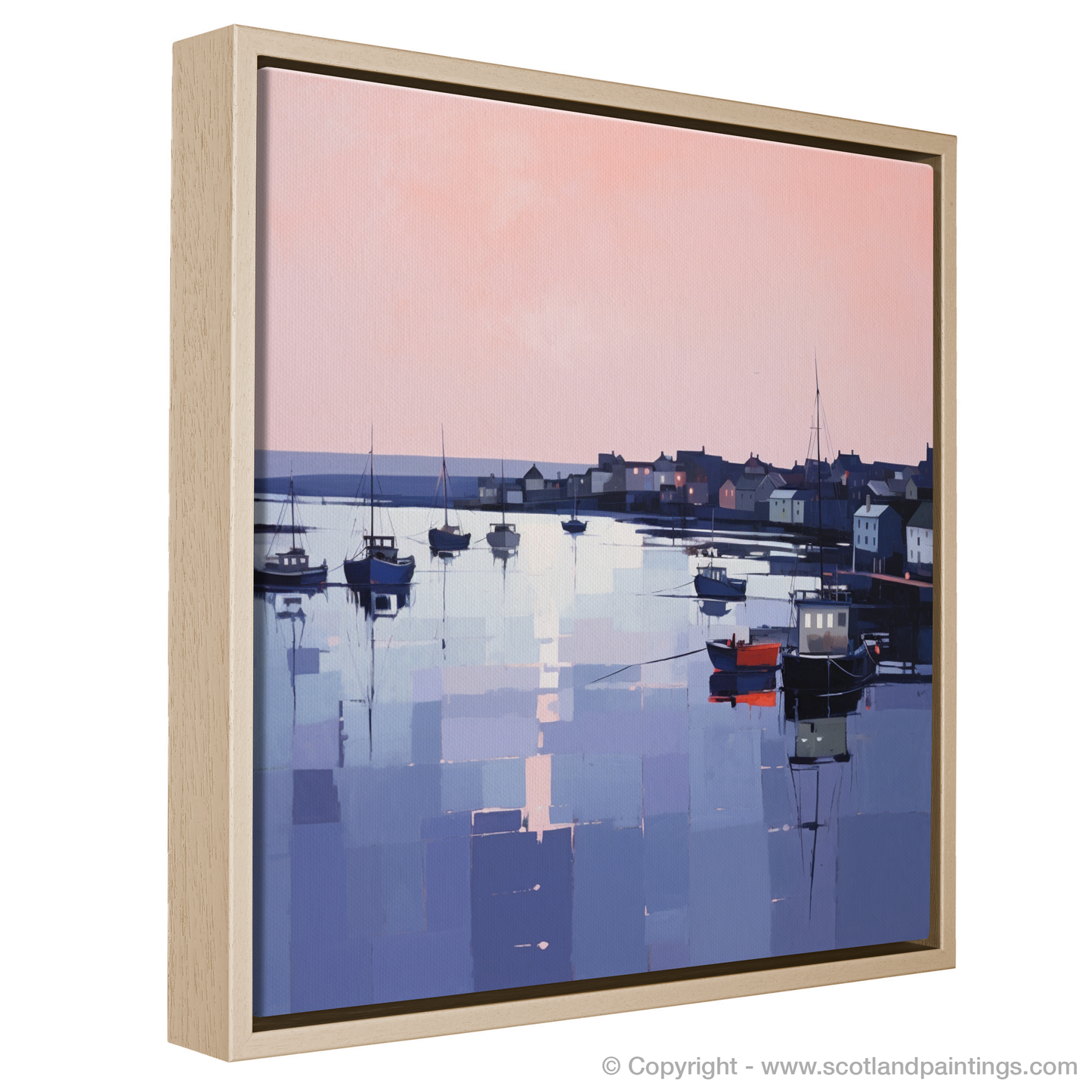 Dusk Reflections at Portmahomack Harbour