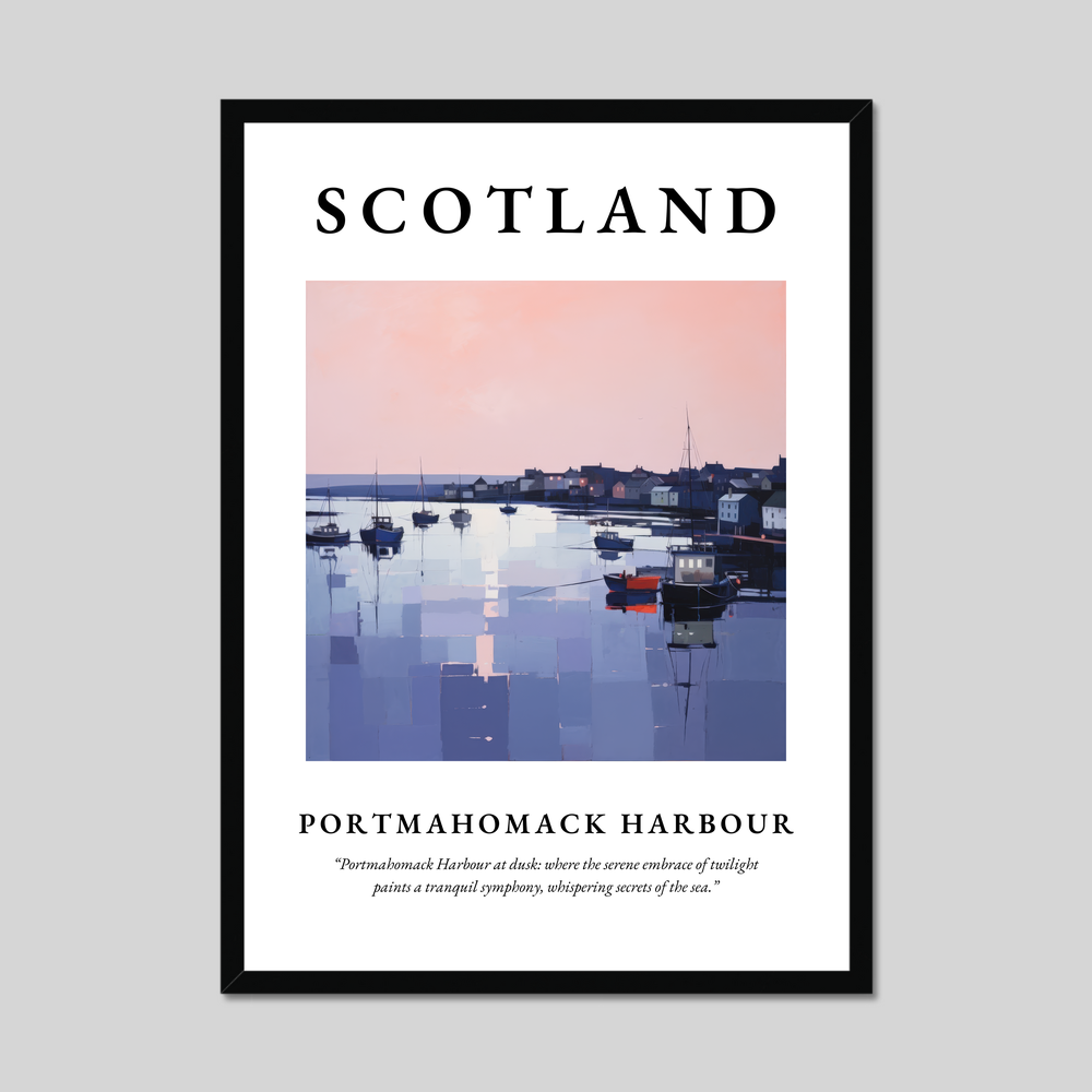 Poster of Portmahomack Harbour, Scotland.