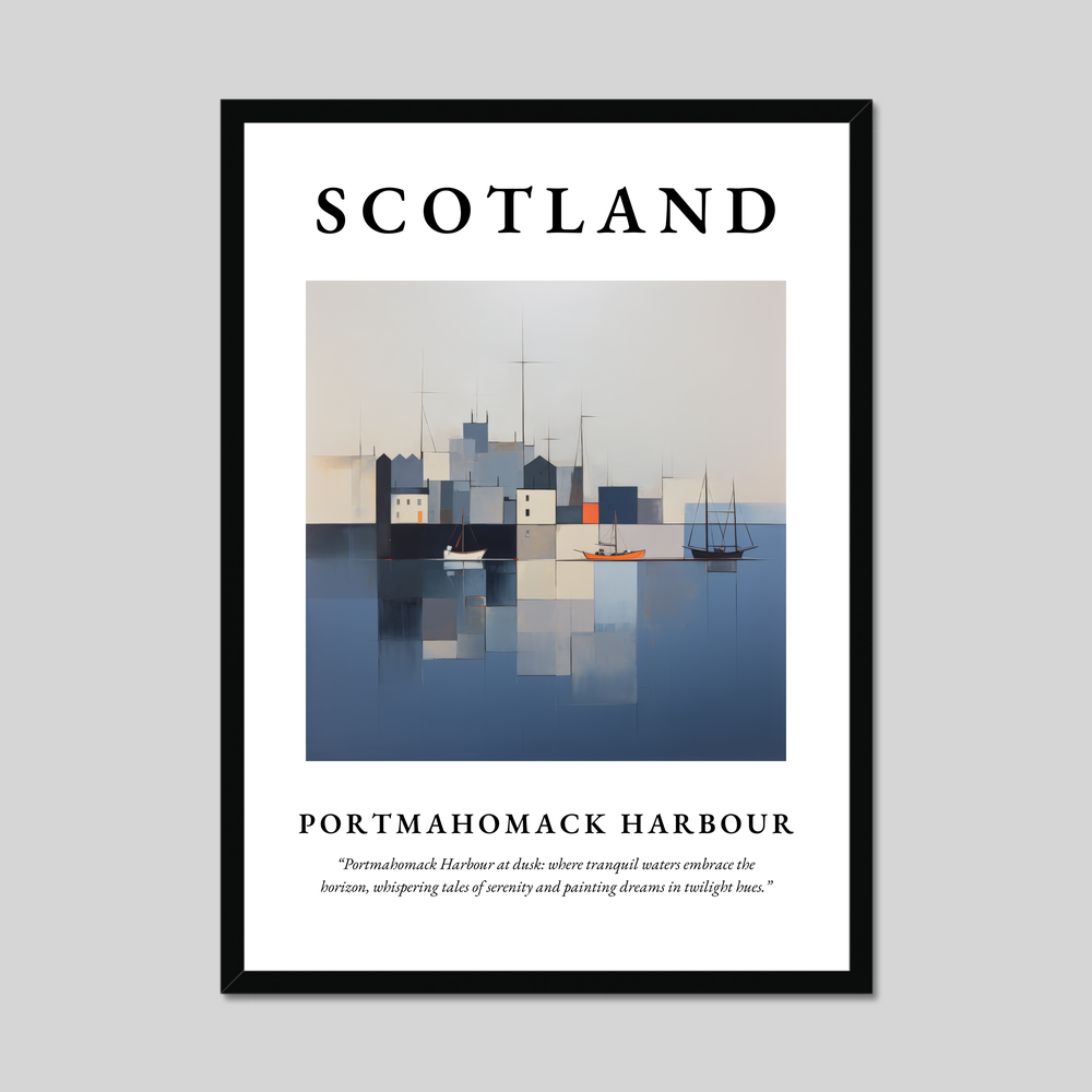 Poster of Portmahomack Harbour, Scotland.