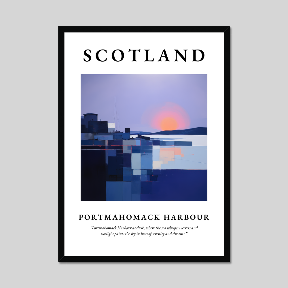 Poster of Portmahomack Harbour, Scotland.